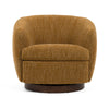 Divani Casa Wendt Modern Mustard Fabric Swivel Accent Chair Model VGKK-KF.A1098-MUS