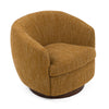 Divani Casa Wendt Modern Mustard Fabric Swivel Accent Chair Model VGKK-KF.A1098-MUS