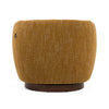 Divani Casa Wendt Modern Mustard Fabric Swivel Accent Chair Model VGKK-KF.A1098-MUS