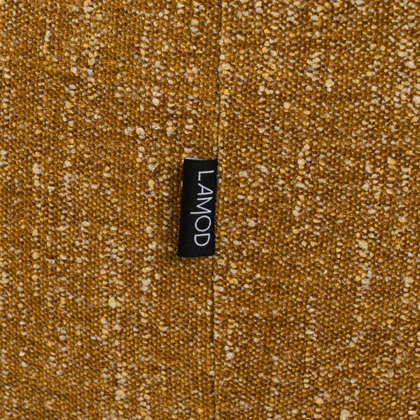 Divani Casa Wendt Modern Mustard Fabric Swivel Accent Chair Model VGKK-KF.A1098-MUS