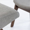 Modrest Whitney Modern Grey & Walnut Accent Chair & Ottoman Model VGMAMI-558-GRY