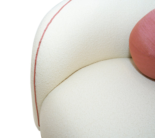 Modrest Winfree Modern Off White Fabric 3 Seater Sofa Model VGOD-ZW-22013-S