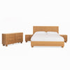 Eastern King Modrest Winters Modern Natural Oak 4 Piece Bedroom Set Model VGWD-EMILIO-4PC-SET-EK