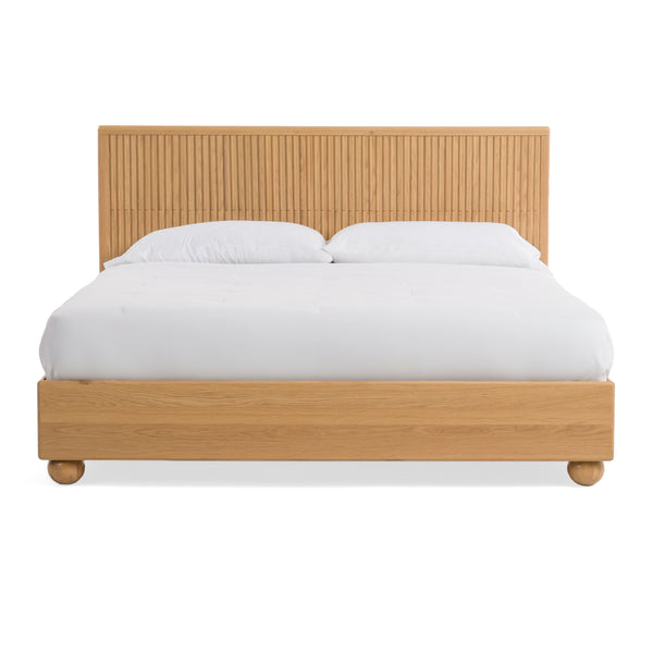 Modrest Winters Modern Natural Oak Bed Model VGWD-EMI-QB-KBUS-BED