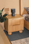 Queen Modrest Winters Modern Natural Oak Bedroom Set Model VGWD-EMILIO-SET-Q