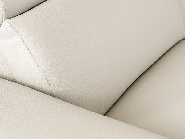 Lamod Italia Mini Wonder Italian Modern Grey Leather Sectional Sofa With Recliner Model VGDTWONDER-GRY