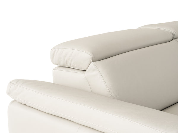 Lamod Italia Mini Wonder Italian Modern Grey Leather Sectional Sofa With Recliner Model VGDTWONDER-GRY