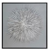 Modrest Silver 24"X24" Sculpted Wall Hanging Model VGTH-235301