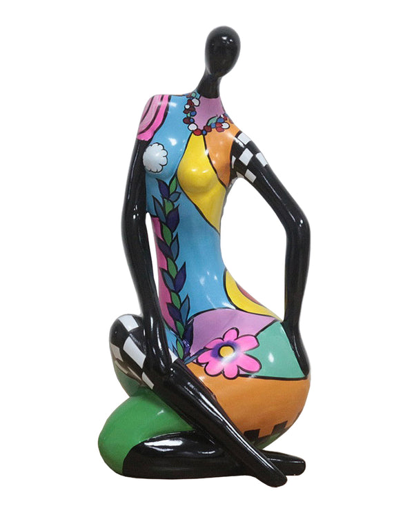 Modrest Woman Hands On Hip Modern Multi Color Sculpture Model VGTH-CH-0270