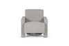 Modrest Wylie Modern Light Grey Beige Fabric Accent Chair Model VGMY-2543-2-GRY-42