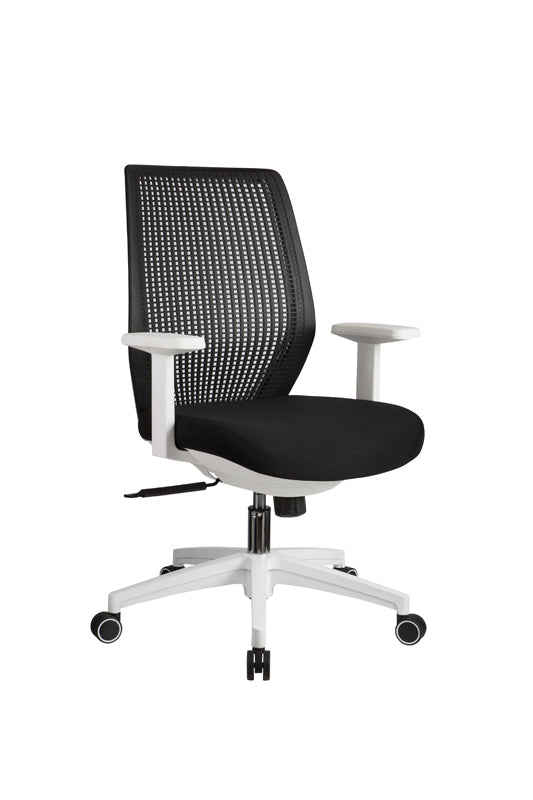 Modrest Bayer Modern Black & White Office Chair Model VGLFX-15CG-BLK