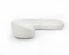 Divani Casa Yolonda Off White Fabric Sectional Sofa Model VGEV-2126B-WHT-SECT