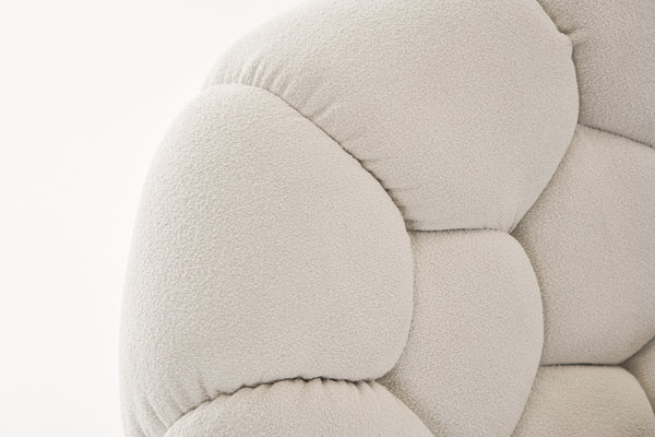 Divani Casa Yolonda Modern Off White Fabric Bed Model VGEV-A127-BED-OFFWHT