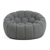 Divani Casa Yolonda Modern Curved Light Grey Fabric Sofa Set Model VGEV2126C-SET-C-07