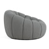 Divani Casa Yolonda Modern Curved Light Grey Fabric Sofa Set Model VGEV2126C-SET-C-07