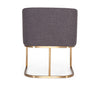 Modrest Yukon Modern Grey Fabric & Antique Brass Dining Chair Model VGVCB8362-GRYBRS
