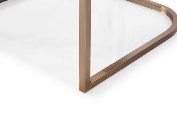 Modrest Yukon Modern Black & Antique Brass Dining Chair Model VGVCB8362-BC-DC