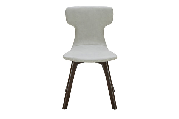 Zach Modern Grey Eco-Leather Dining Chair (Set of 2)