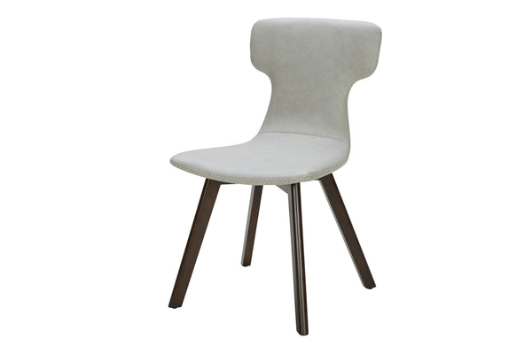 Zach Modern Grey Eco-Leather Dining Chair (Set of 2)