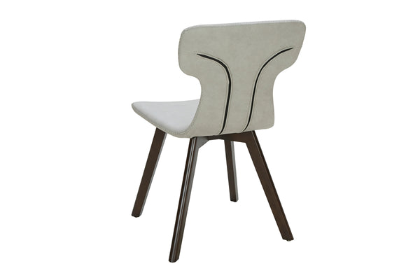 Zach Modern Grey Eco-Leather Dining Chair (Set of 2)
