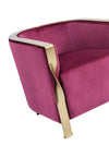 Divani Casa Anthony Modern Pink & Gold Accent Chair Model VGZAZCS600-1-PNK