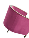 Divani Casa Anthony Modern Pink & Gold Accent Chair Model VGZAZCS600-1-PNK