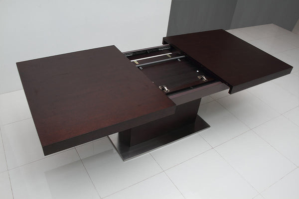 Zenith Modern Red Oak Extendable Dining Table Model VGGU841XT