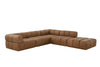Divani Casa Everest Modern Brown Leather Modular Armless Sectional Seat Model VGOD-ZW-23118-ARM