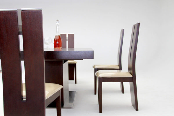 Zenith Modern Red Oak Extendable Dining Table Model VGGU841XT