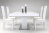 Zenith Modern White Extendable Dining Table Model VGGU841XT-WHT