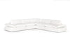 Divani Casa Kelly Modern White Fabric Sectional Sofa Model VGKKKF.2612-WHT-SECT