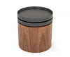 Modrest Bascom Modern Walnut End Table With Swivel Top Model VGDWJ5677