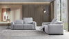 Divani Casa Bode Modern Grey Fabric Sofa With 2 Recliners Model VGMB-R211-P1-SOFA-M31