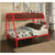 ACME Tritan Red Bunk Bed(Twin | Full)Model 02053RD