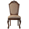 ACME Chateau De Ville Fabric & Cherry Side Chair (Set-2) Model 04077A