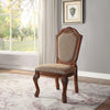ACME Chateau De Ville Fabric & Cherry Side Chair (Set-2) Model 04077A