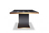 A&X Talin Modern Black Crocodile & Rosegold Dining Table Model VGUNCC842-240