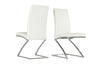 Angora Modern White Dining Chair (Set Of 2) Model VGHR3168-WHT