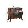 ACME Roma Oak & Antique Black Chest Model 09205