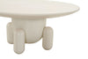 Modrest Gabby Contemporary White Round Coffee Table Model VGOD-LZ-327-WHT