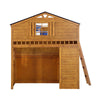 ACME Tree House Rustic Oak Twin Loft Bed Model 10160