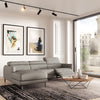 Divani Casa Lupita Modern Grey Fabric Left Facing Sectional Sofa Model VGKMKM.5000-LF