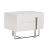 Voco Modern White Bedroom Nightstand Model VGCN1302H-P01