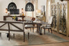 Hooker Furniture Casual Dining Roslyn County Trestle Dining Table w/2 21in leaves Model 1618-75207-DKW