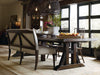 Hooker Furniture Casual Dining Roslyn County Trestle Dining Table w/2 21in leaves Model 1618-75207-DKW