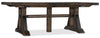 Hooker Furniture Casual Dining Roslyn County Trestle Dining Table w/2 21in leaves Model 1618-75207-DKW