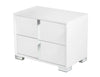 Modrest San Marino Modern White Nightstand Model VGACSANMARINO-NS-WHT