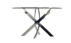Modrest Pyrite Modern Round Glass Dining Table Model VGEWF2133AA