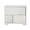 Modrest Monza Italian Modern White Nightstand Model VGACANCONA-NS-WHT