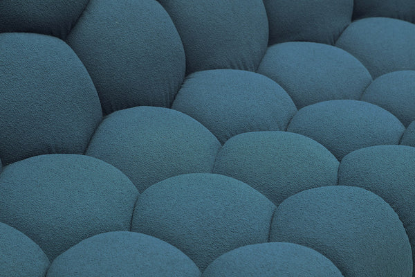 Divani Casa Yolonda Modern Curved Dark Teal Fabric Chair Model VGEV2126C-CHR-C-15